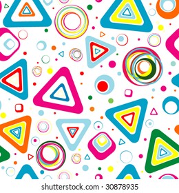 Seamless abstract background from geometry figure.