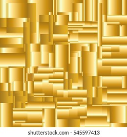 Seamless abstract background gold tile