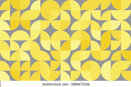 fondo abstracto impecable con triángulos dorados sobre gris.