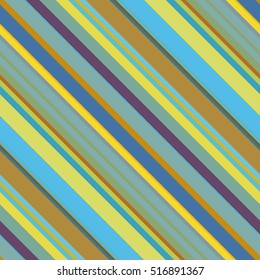 Seamless abstract background with green, yellow, gray stripes, vector illustration