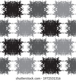 Fondo abstracto sin inconvenientes, texturas dibujadas a mano, patrón de ajedrez vectorial