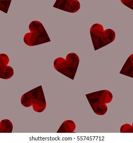 Seamless abstract background Happy Valentine's Day