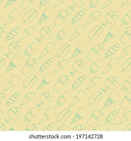 seamless abstract background with ice cream