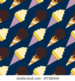 seamless abstract background with ice cream