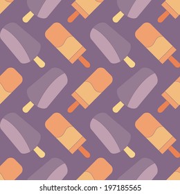 seamless abstract background with ice cream