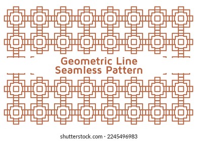 Seamless Abstract Background with Infinity Lines Geometric Pattern
