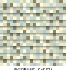 Seamless abstract background with little colored squares