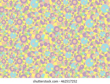 Seamless abstract background with mosaic structure. Vector illustration.