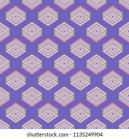 Seamless abstract background multicolor cube.