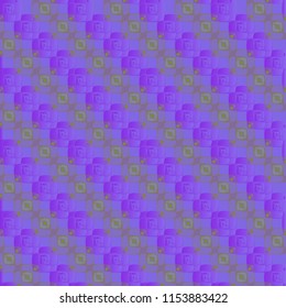 Seamless abstract background multicolor cube diagonal grid.