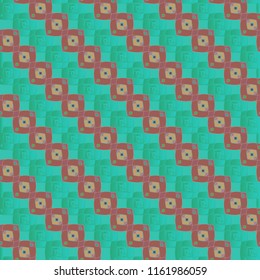 Seamless abstract background multicolor cube diagonal grid.