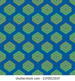 Seamless abstract background multicolor cube.