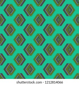 Seamless abstract background multicolor cube.