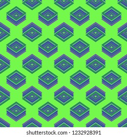 Seamless abstract background multicolor cube.