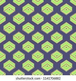 Seamless abstract background multicolored cube.