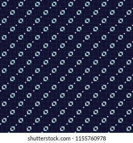 Seamless abstract background multicolored cube diagonal grid.