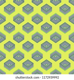 Seamless abstract background multicolored cube.