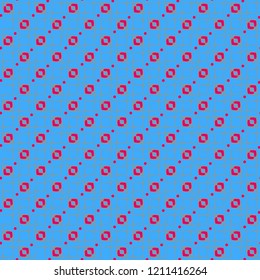 Seamless abstract background multicolored cube diagonal grid.