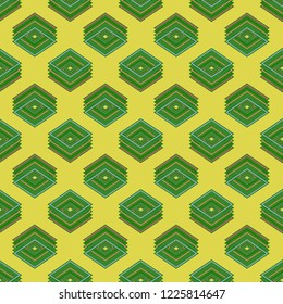 Seamless abstract background multicolored cube.