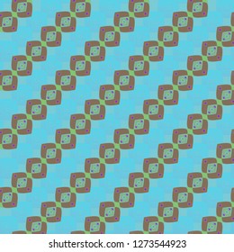 Seamless abstract background multicolored cube diagonal grid.