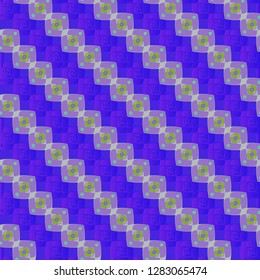 Seamless abstract background multicolored cube diagonal grid.