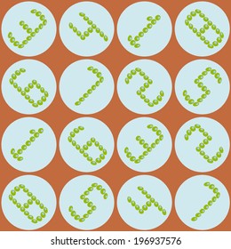 seamless abstract background with numbers