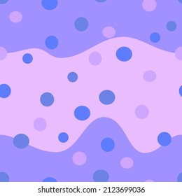 Seamless abstract background with patches in violet hues. Vector design.