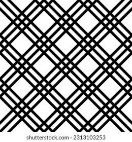 Seamless abstract background pattern of black lines for textiles, wallpaper, wrapping paper, tablecloths