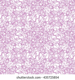 Seamless abstract background pattern with lavender guilloche ornament isolated on white (transparent) background. Vector illustration eps