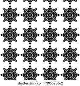 seamless abstract background. a pattern from the repeating eight-beam stars. vector illustration