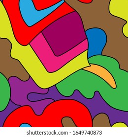 Seamless abstract background. Pattern for textile, texture, creative ideas.