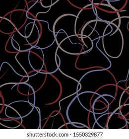 Seamless abstract background. Pattern with threads.