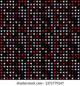 Seamless abstract background pattern of a variety of triangles. Background for design.