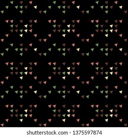 Seamless abstract background pattern of a variety of triangles. Background for design.