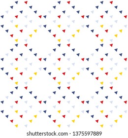 Seamless abstract background pattern of a variety of triangles. Background for design.