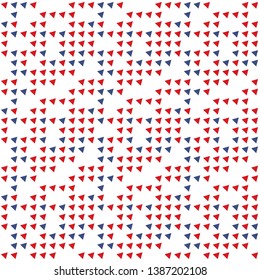 Seamless abstract background pattern of a variety of triangles. Background for design.