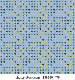 Seamless abstract background pattern of a variety of triangles. Background for design.