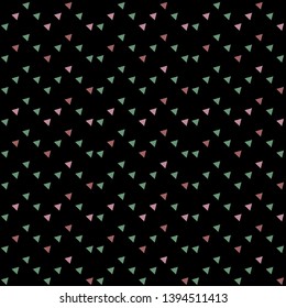 Seamless abstract background pattern of a variety of triangles. Background for design.