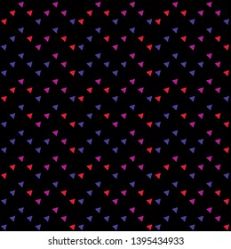 Seamless abstract background pattern of a variety of triangles. Background for design.
