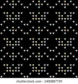 Seamless abstract background pattern of a variety of triangles. Background for design.