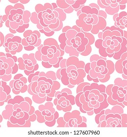 seamless abstract background with pink roses
