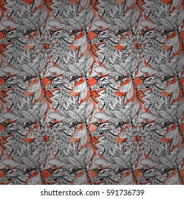 Seamless abstract background with repeating elements. And white pattern. Elegant vector classic pattern.