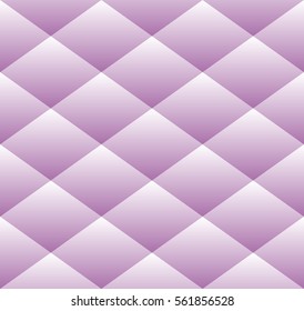 Seamless Abstract background with rhombuses. Geometric pattern. Texture. Gradient. EPS 8. White and magenta colors. Rhombus. Vector repeating violet texture.