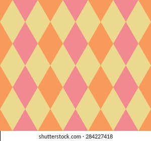 Seamless abstract background with rhombuses. Infinity geometric pattern. Vector illustration.