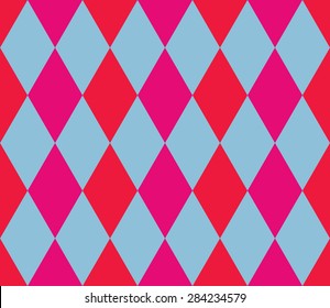 Seamless abstract background with rhombuses. Infinity geometric pattern. Vector illustration.