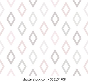 Seamless abstract background with rhombuses. Infinity geometric pattern. Seamless geometric pattern. Vector illustration.