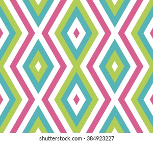 Seamless abstract background with rhombuses. Infinity geometric pattern.  Seamless geometric pattern. Vector illustration.