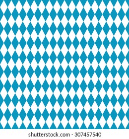 Seamless Abstract background with rhombuses. Oktoberfest blue background