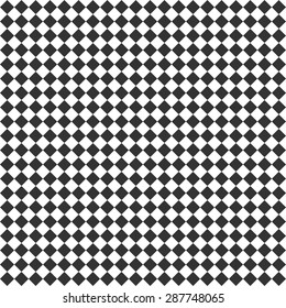 Seamless Abstract background With Rhombuses Tile. Diagonal Chess Geometric Pattern. Monochrome dark grey and white.