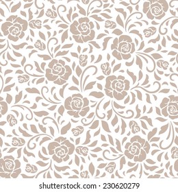 Seamless abstract  background  with roses